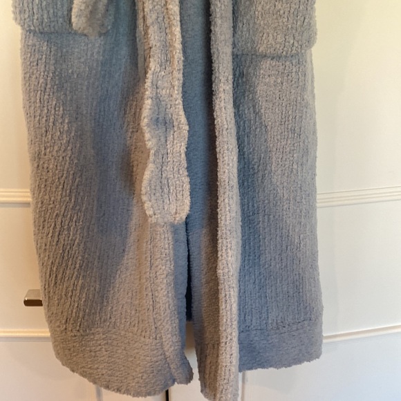 Colorado Clothing Kids Unisex Chenille Powder Blue Hooded Robe Size 7/8 … - Picture 4 of 11